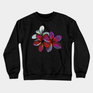 Frangipani raindrops Crewneck Sweatshirt